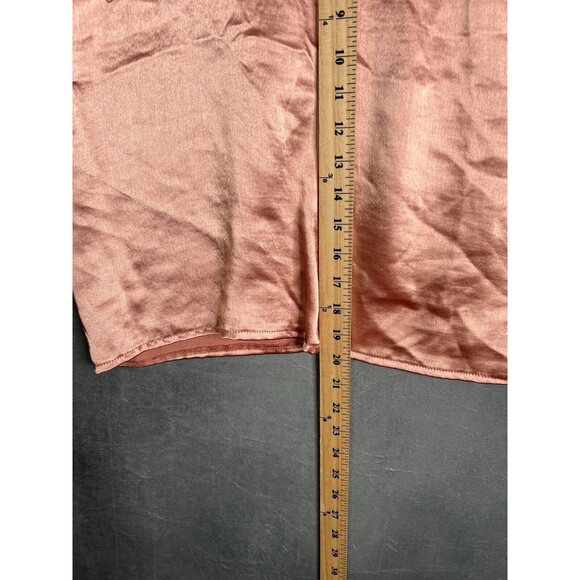 ASOS CURVE Satin Pink Mini Skirt Matching Belt Mock Pockets Women Plus Size 22 - Picture 10 of 12